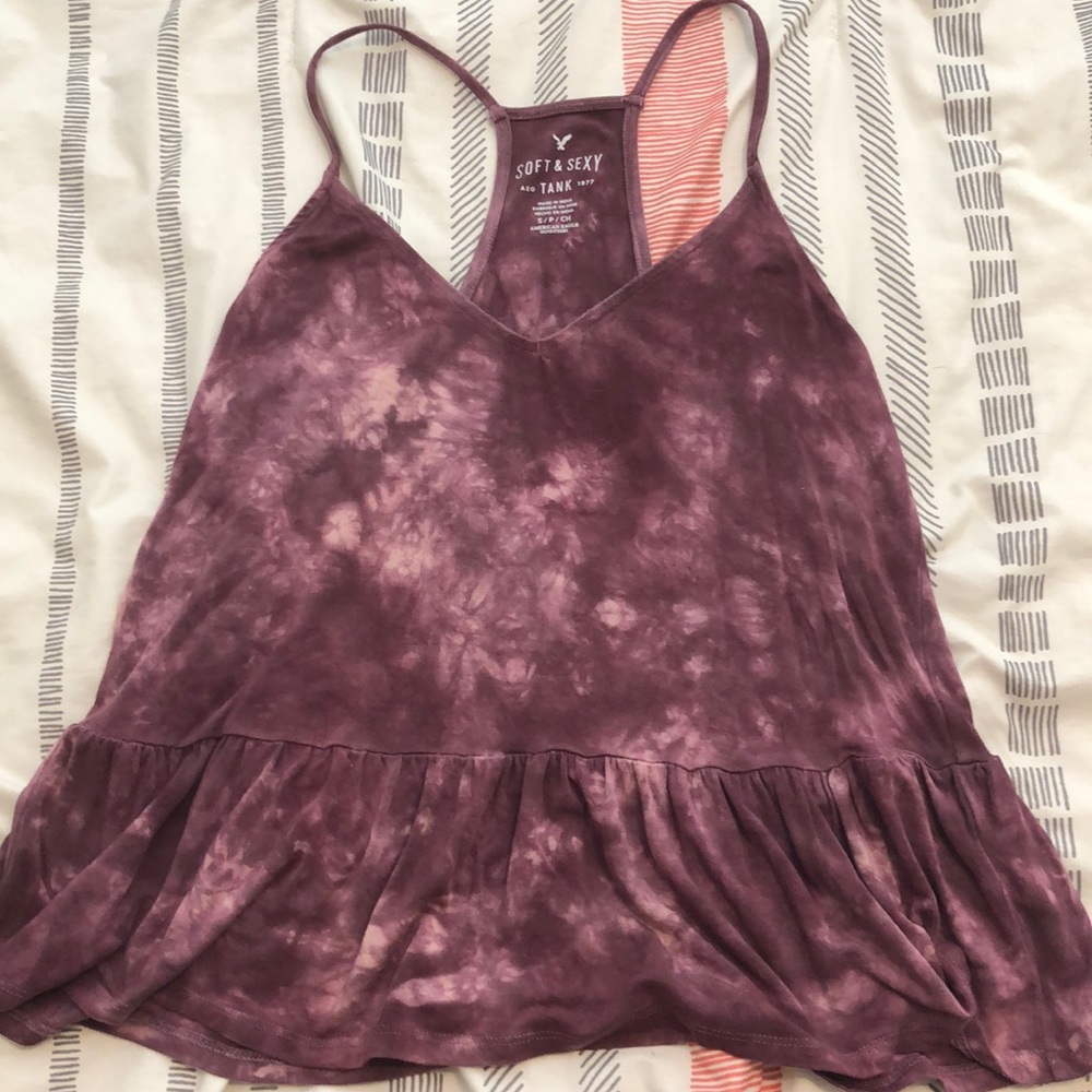 AE peplum tank